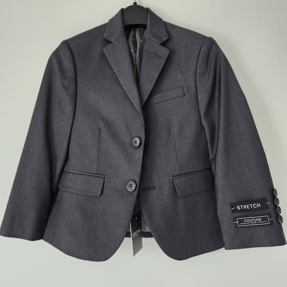 FABIAN Couture 1910 BOY’s Power Stretch Suit Separates in Charcoal - BLAZER 6B - Picture 11 of 16